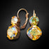 Earrings "Dazzling Sparkle VI (Light Topaz Shimmer)" with Swarovski™ crystals
